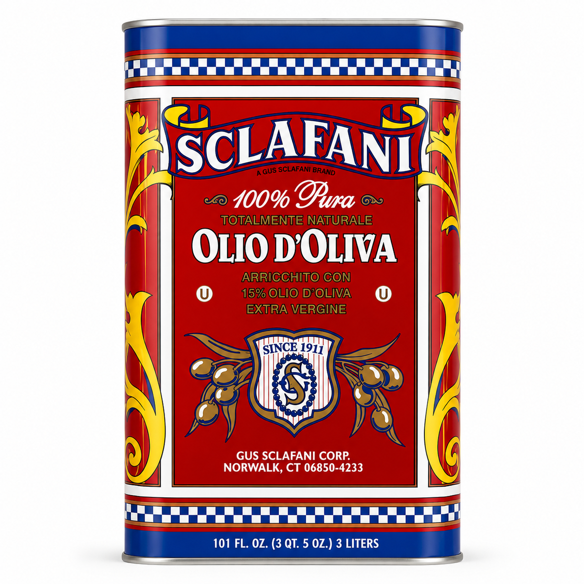 Sclafani Pure Olive Oil 3L