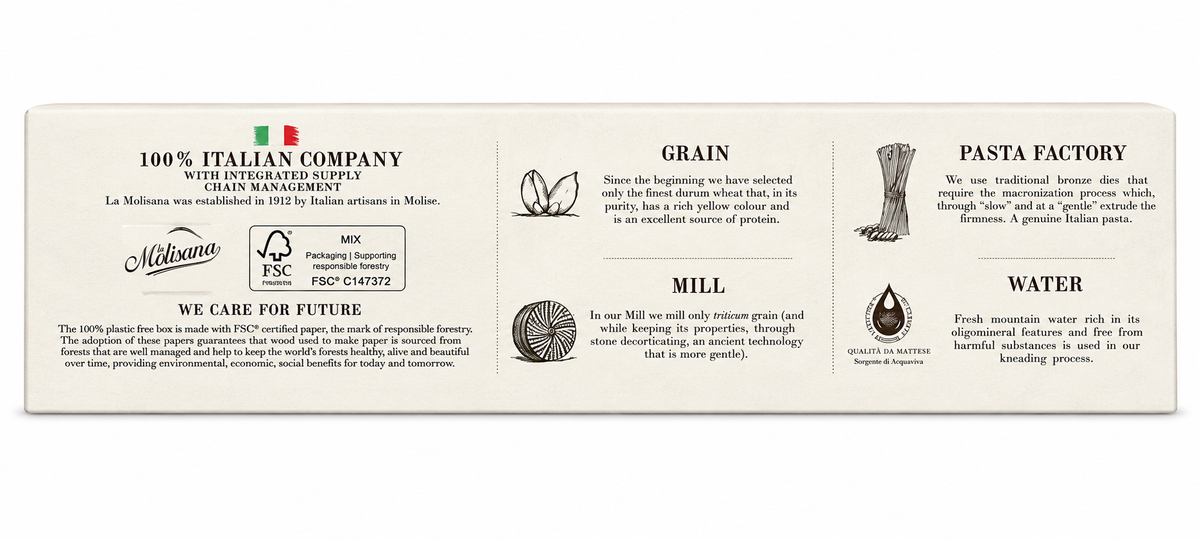 La Molisana Linguine No. 6 – Bronze Die Italian Pasta, 16 oz