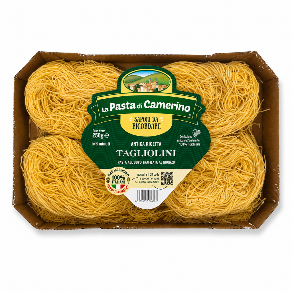 Pasta di Camerino Tagliolini – Traditional Italian Egg Pasta, 250g