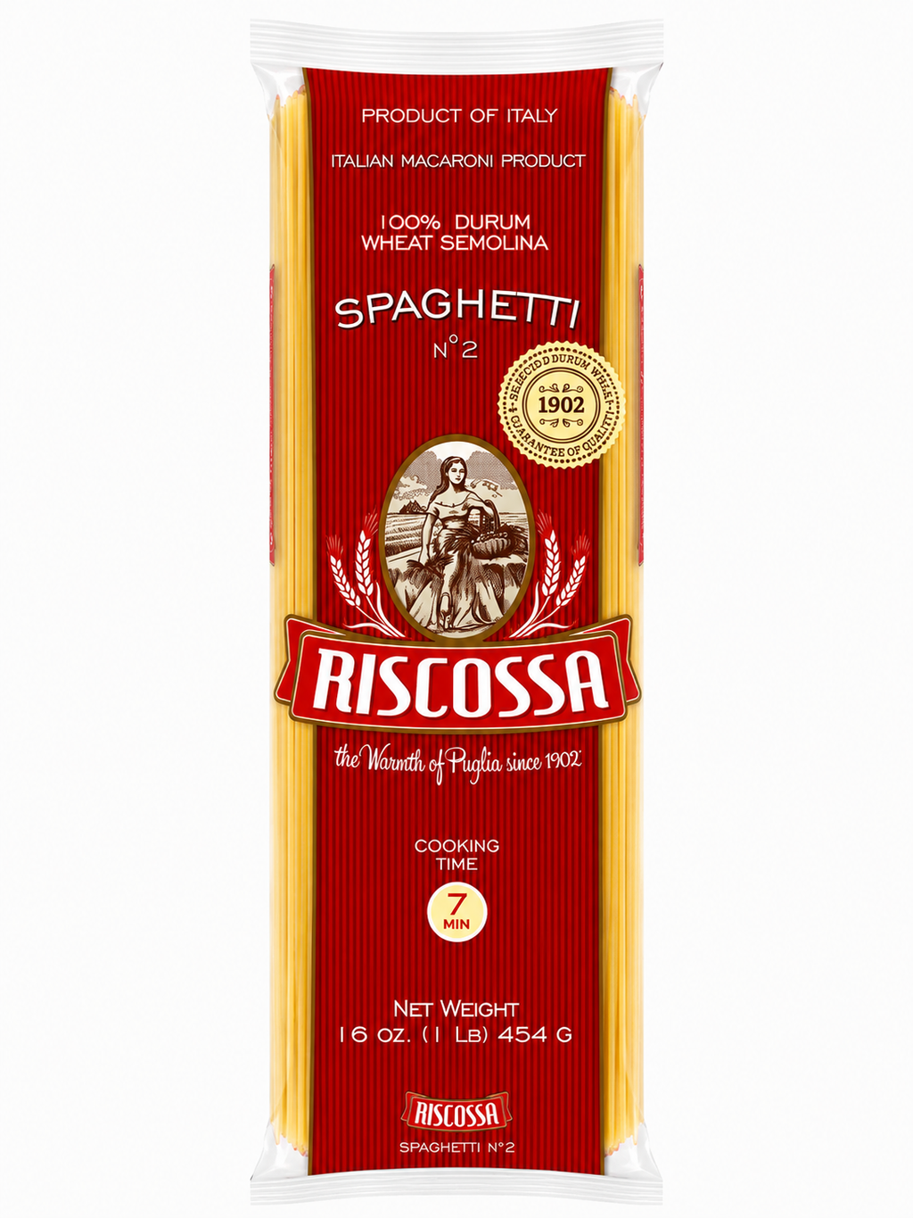 Riscossa Spaghetti No. 2 – 20 x 1 lb Case
