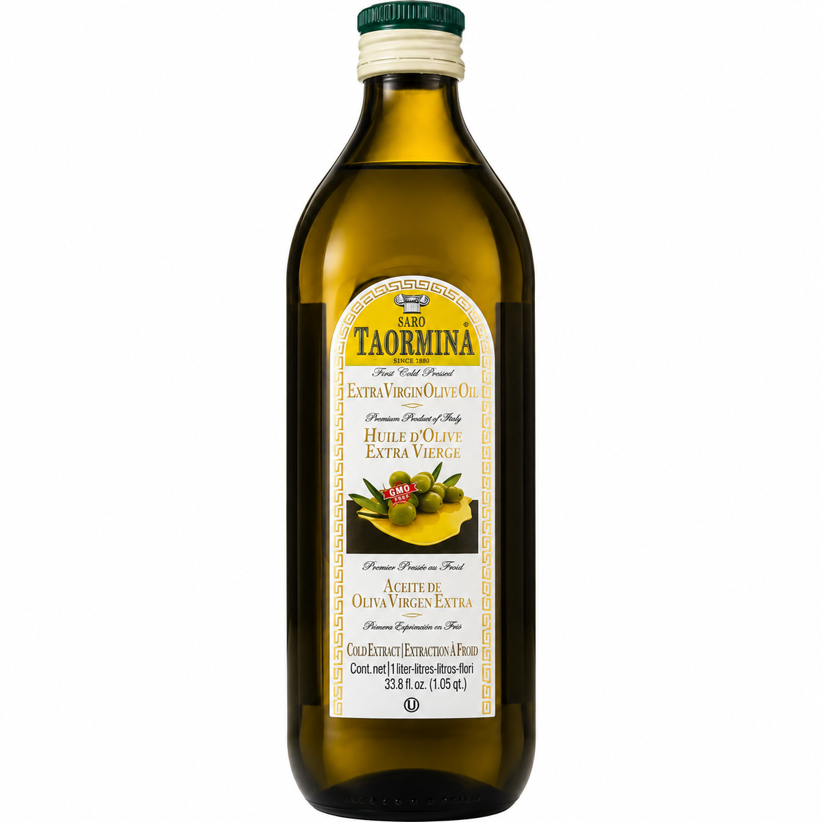 Saro Taormina Extra Virgin Olive Oil – 6 Pack (1 Liter Bottles)