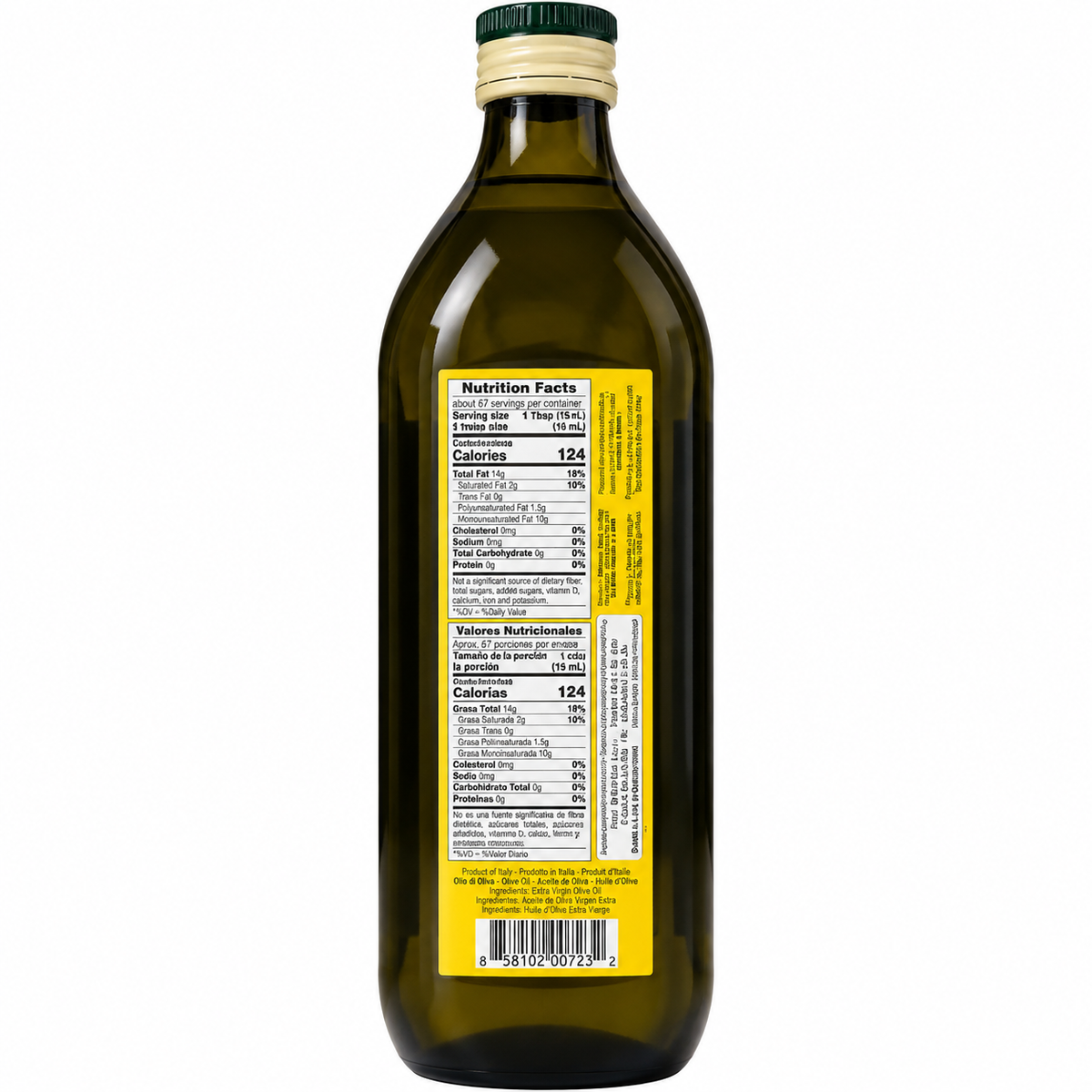 Saro Taormina Extra Virgin Olive Oil – 6 Pack (1 Liter Bottles)