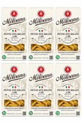 La Molisana Penne Ziti Rigate No. 20 – Bronze Die Pasta, 1 lb (6 Pack)